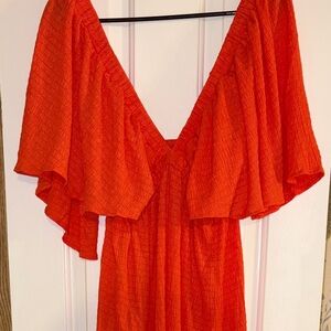 Puma Asymmetrical Orange Dress